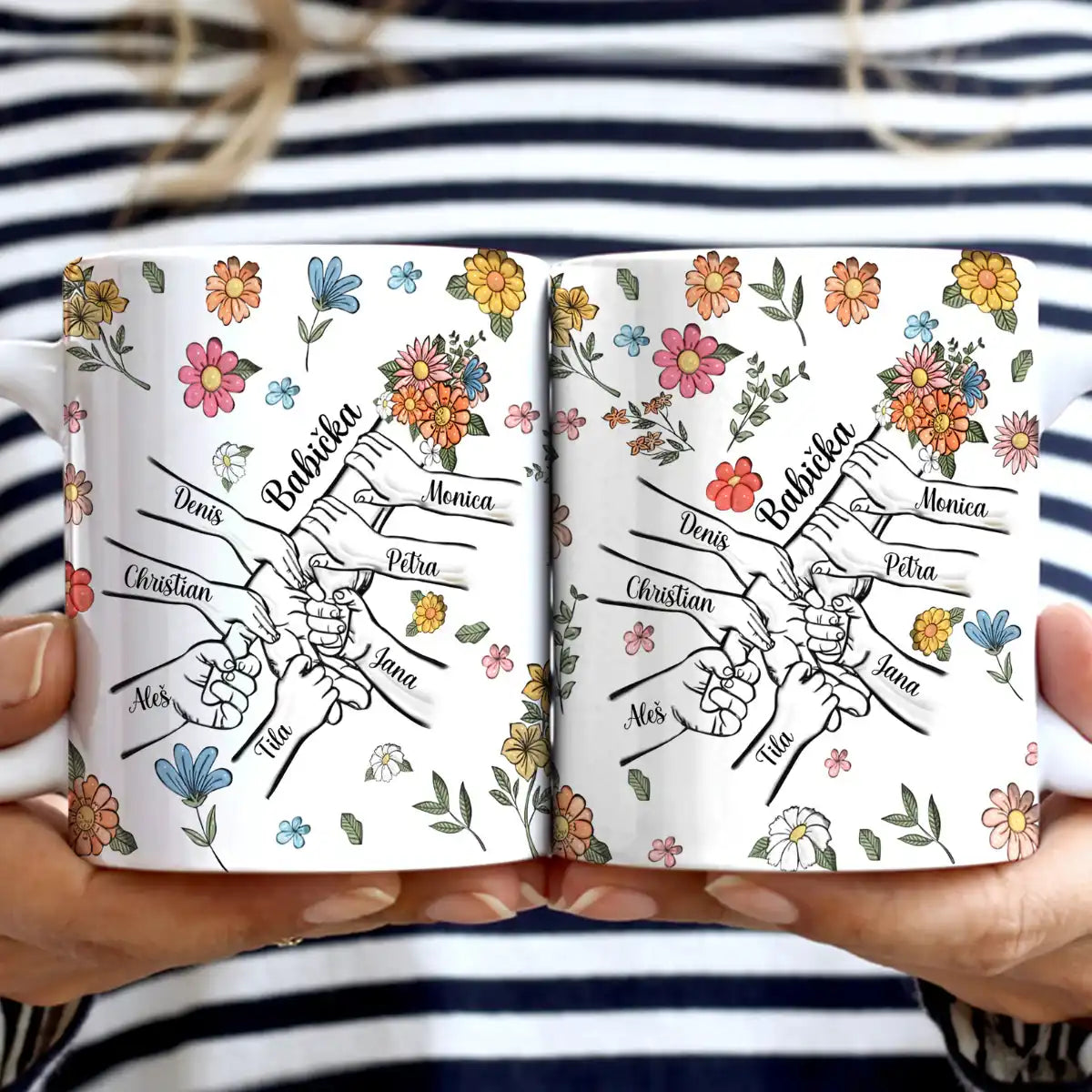 Hrnek - Spojené ruce - až 10 dětí