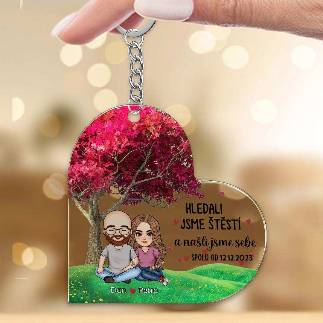 Sada 2 ks klíčenka - Hledali jsme štěstí