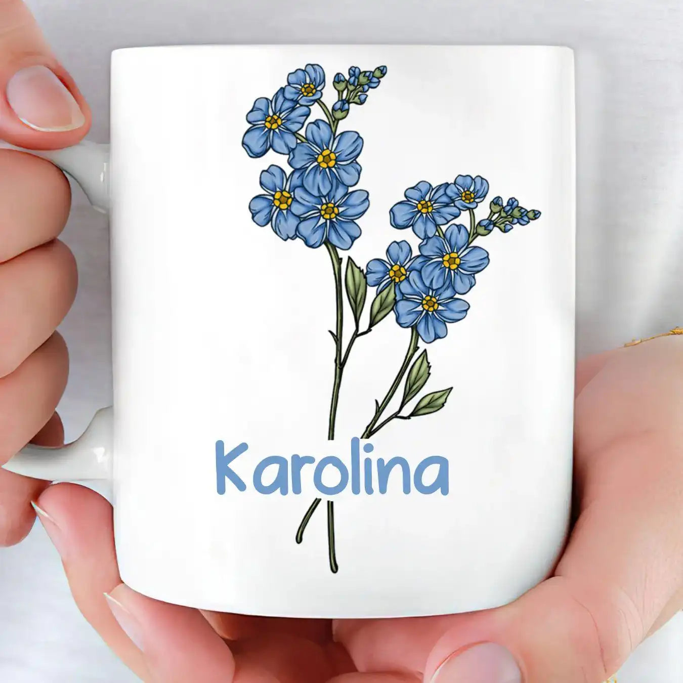 Hrnek- Květ s jménem