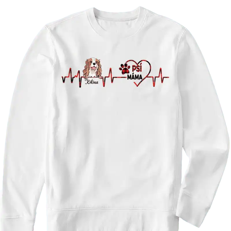 Mikina - Srdeční tep - Psi - Climo