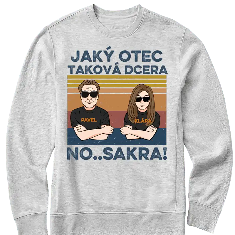 Mikina - Táta a dcera - Climo