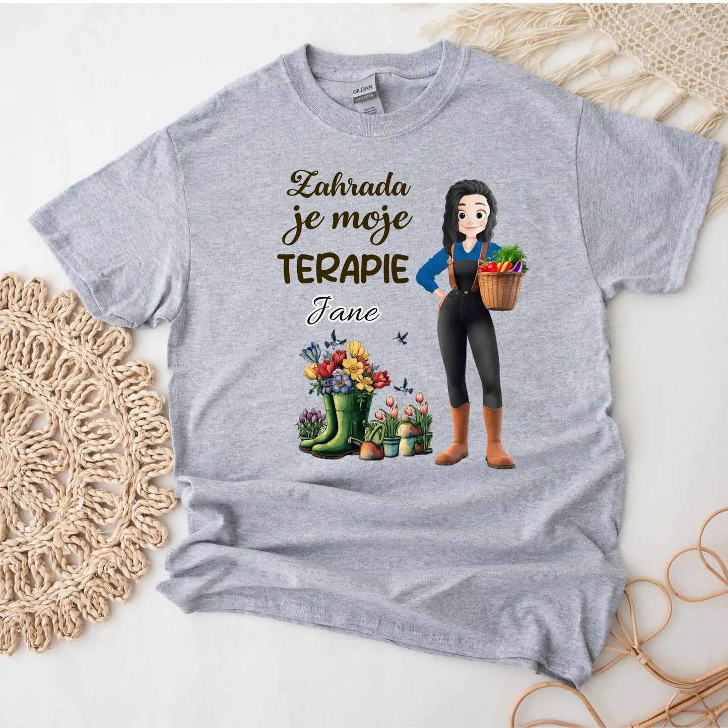 Tričko - Zahrada je moje terapie 2