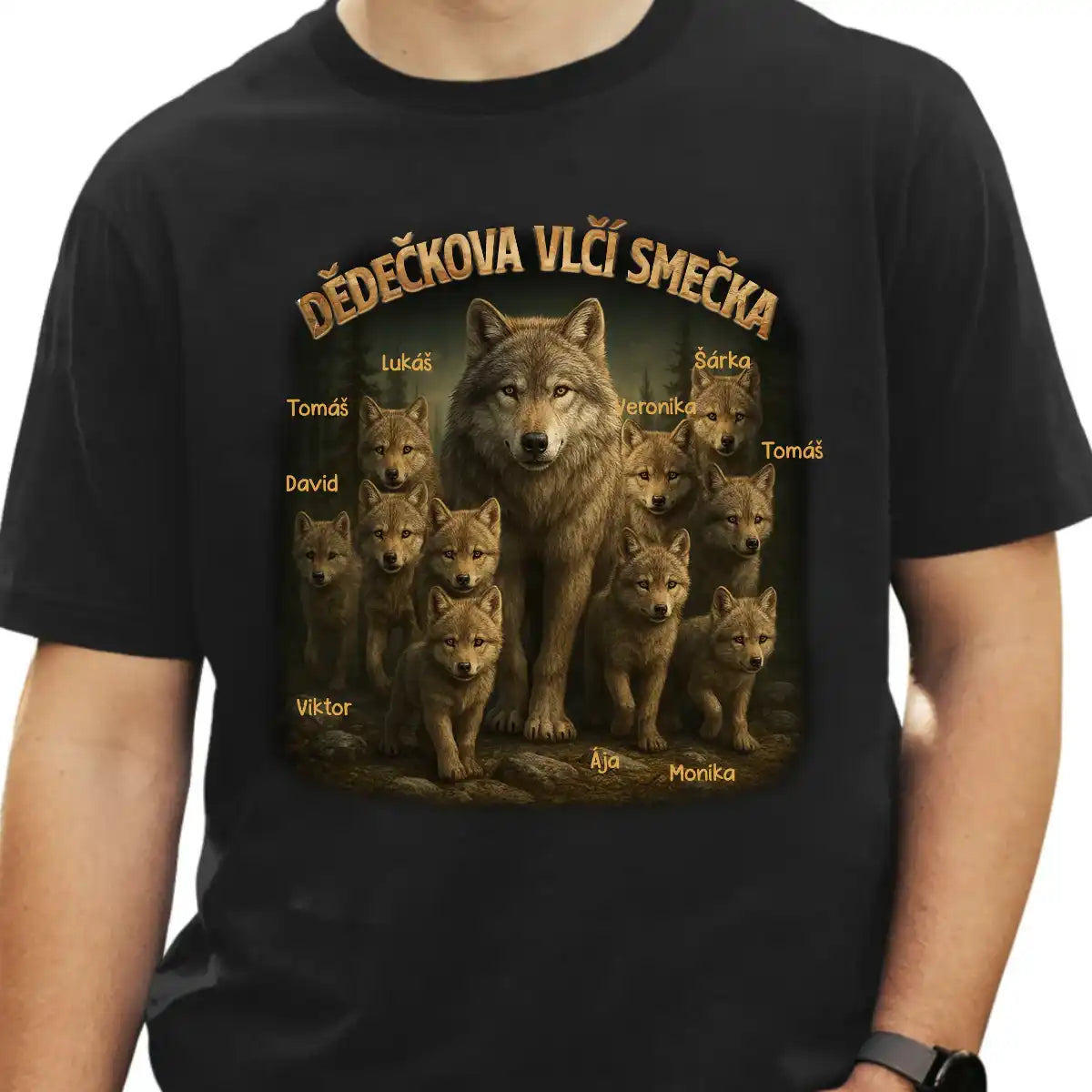 Tričko - vlčí smečka