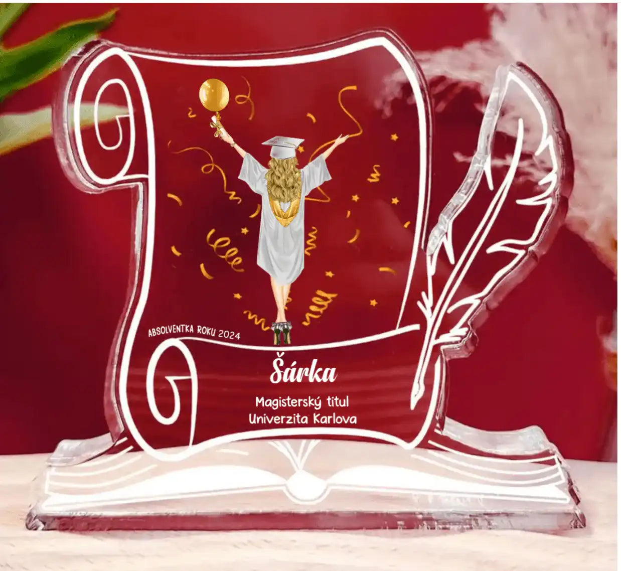 Akrylový plak - Dárek k promoci 2 - Climo.cz