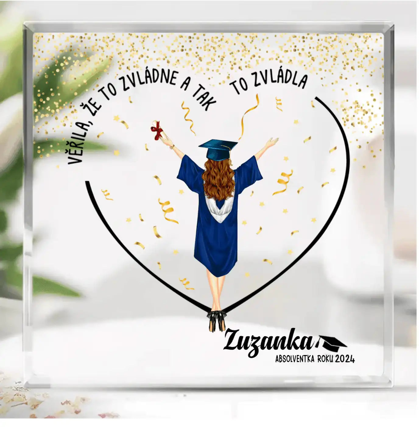 Akrylový plak - Dárek k promoci - Climo.cz