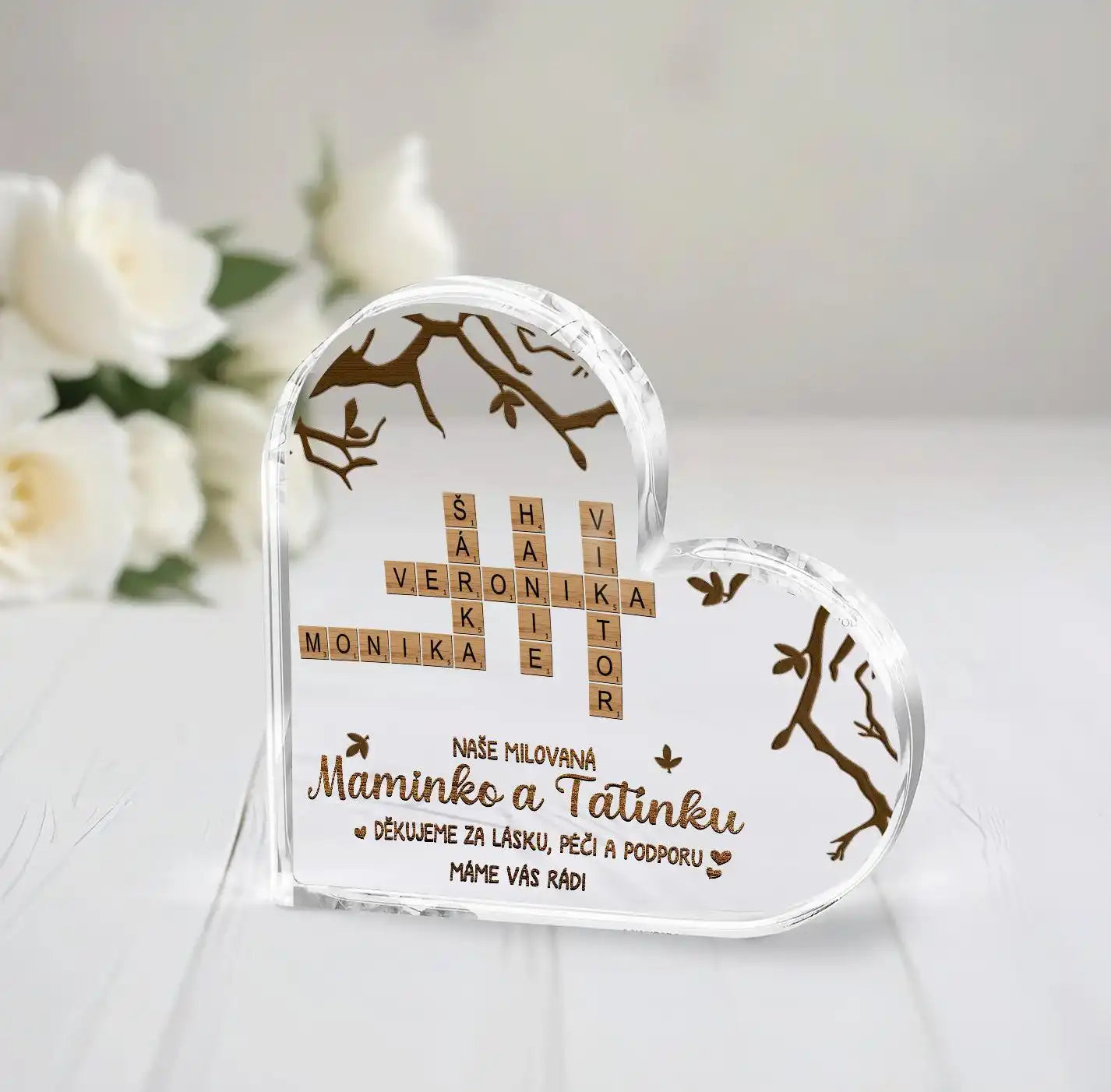 Akrylový plak - Křížovka - Moje milovaná Maminko 2 - Climo.cz