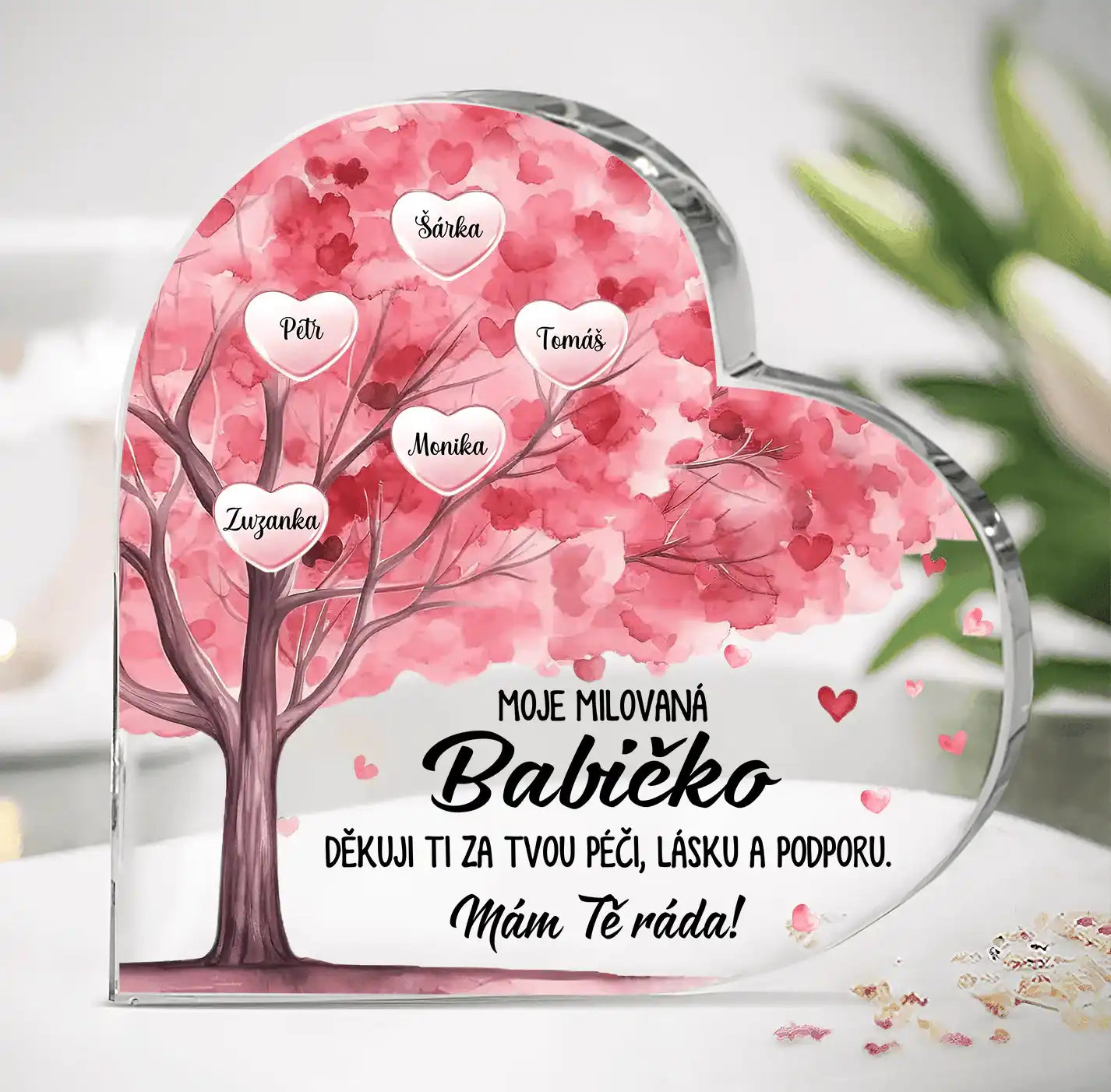 Akrylový plak - Moje milovaná Maminko - az 8 dětí - Climo.cz