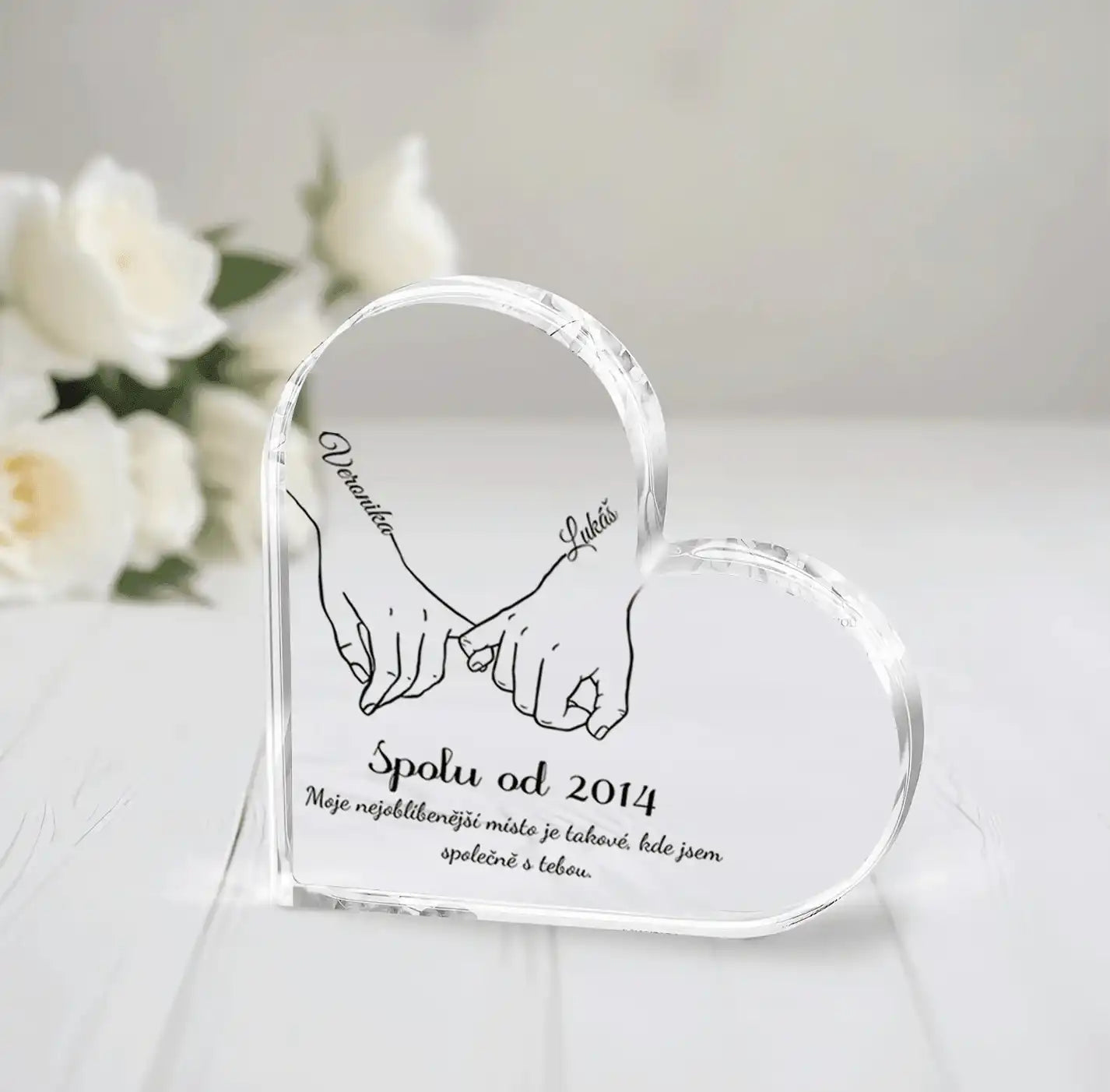 Akrylový plak - Spojené ruce - Climo.cz