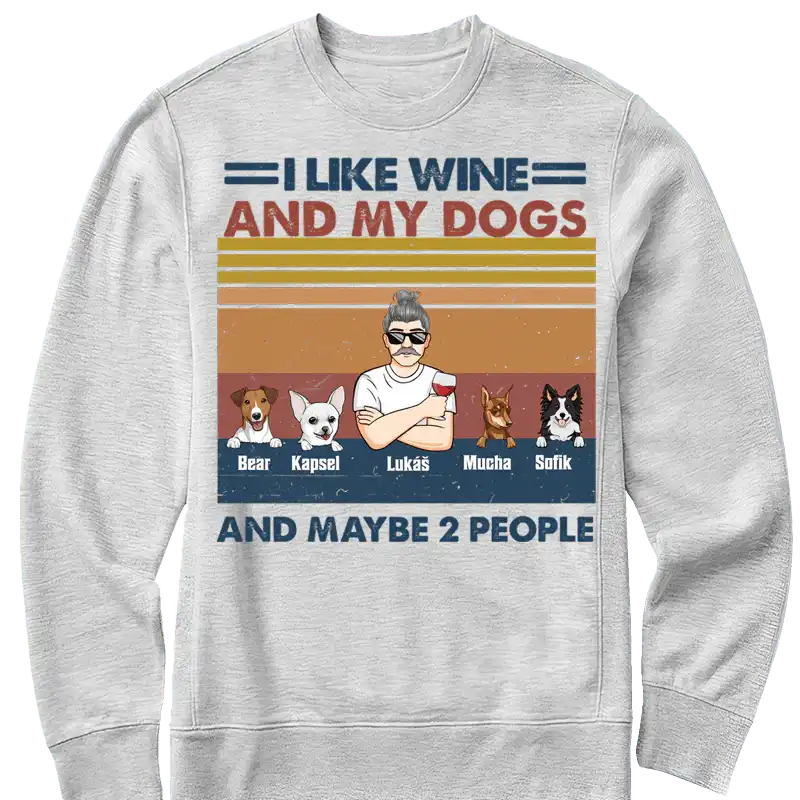 Mikina - Mám rád své pivo a své psy - až 4 psi - Climo