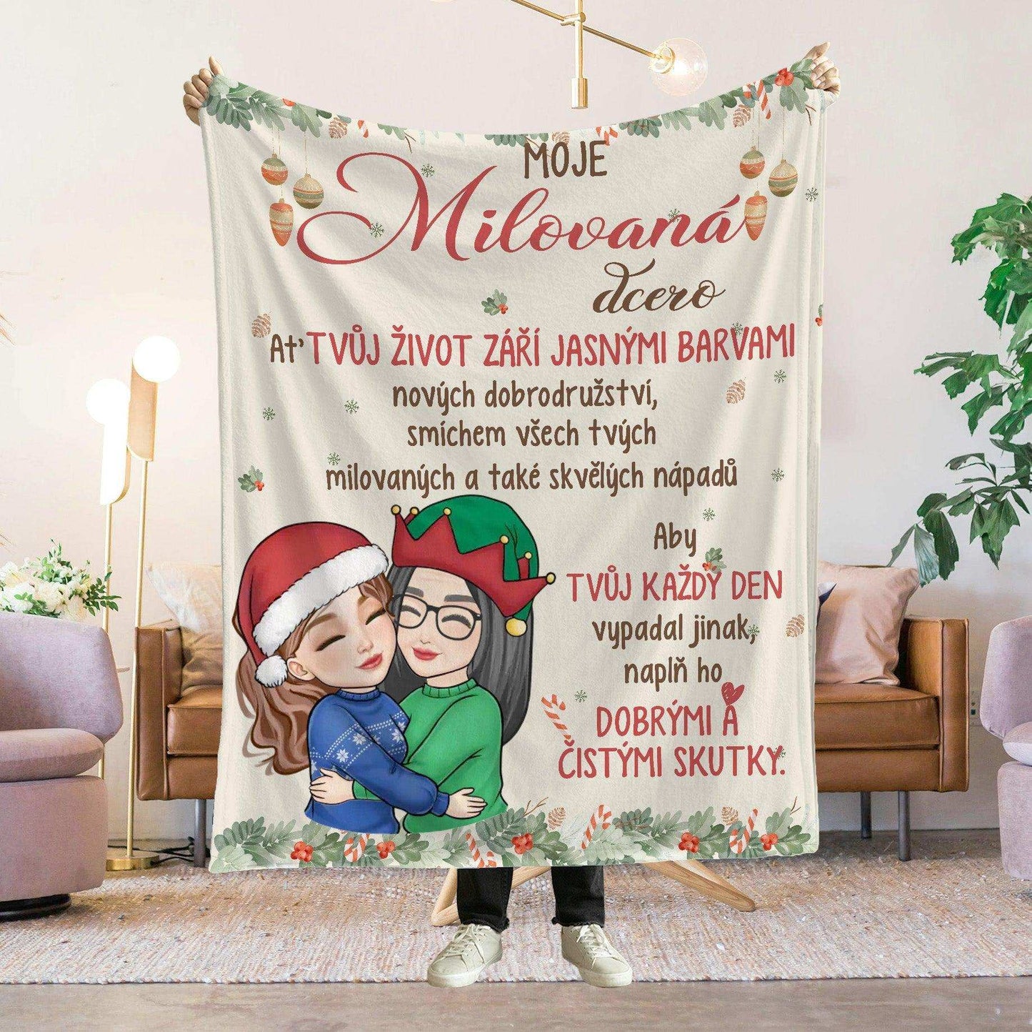 Deka - Pro moje milovaná dcero - Vánoční verze - Climo.cz