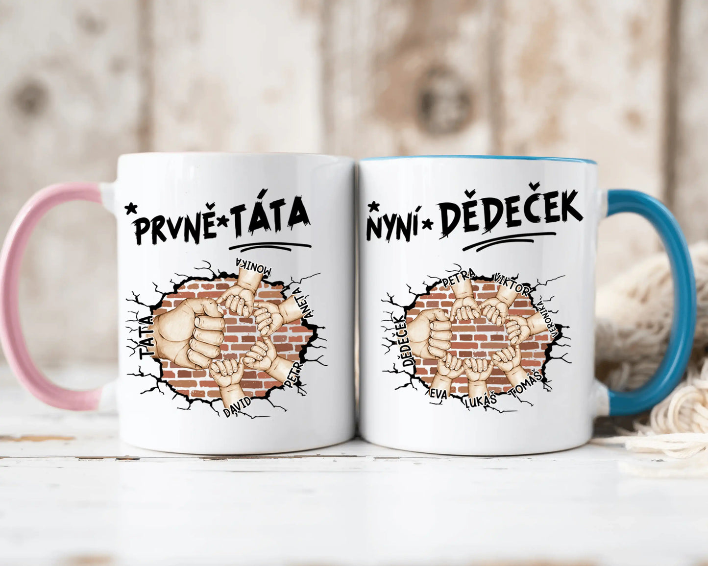 Hrnek - Prvně Táta nyní Dědeček - až 10 vnoučat - Climo.cz