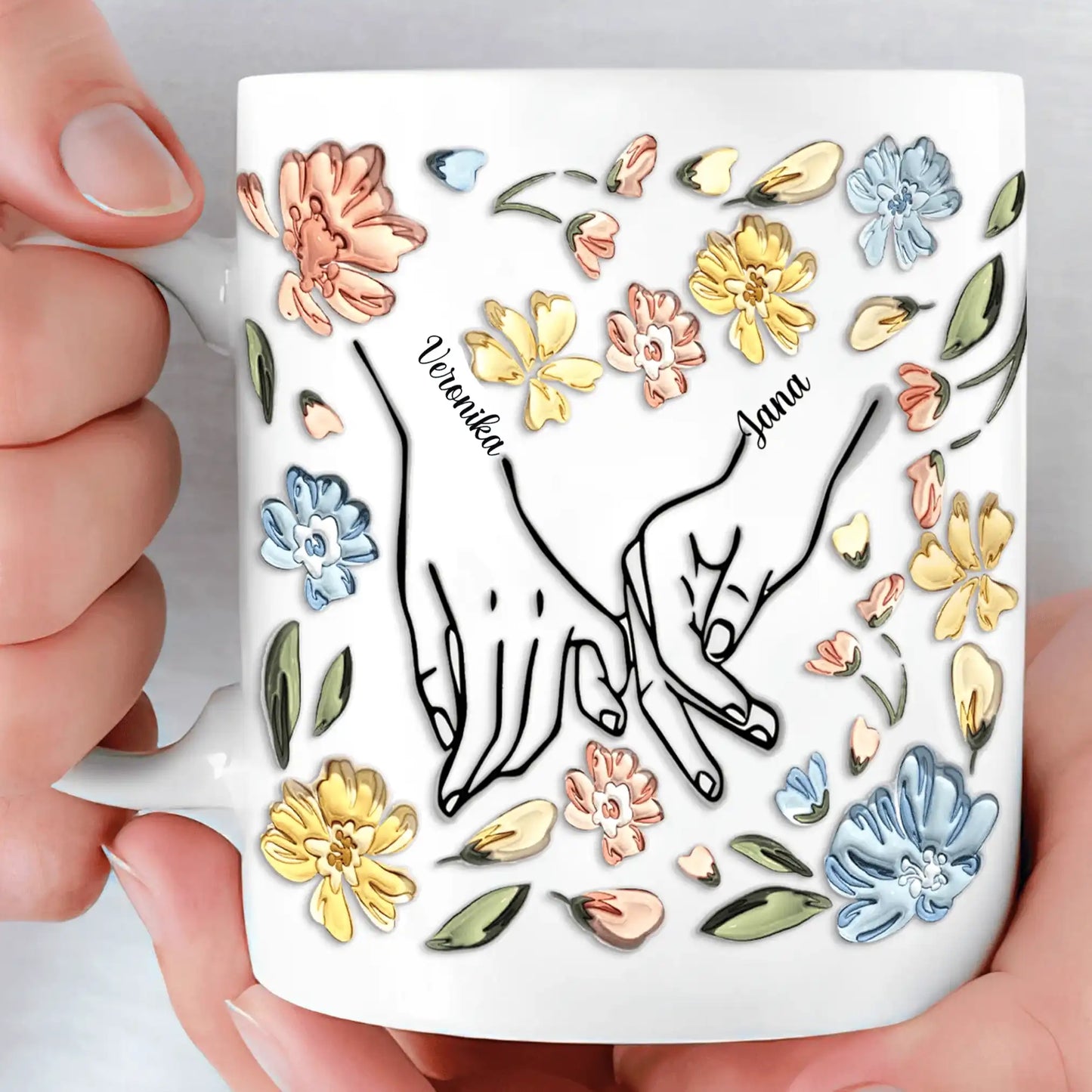 Hrnek - Spojené ruce - Climo.cz