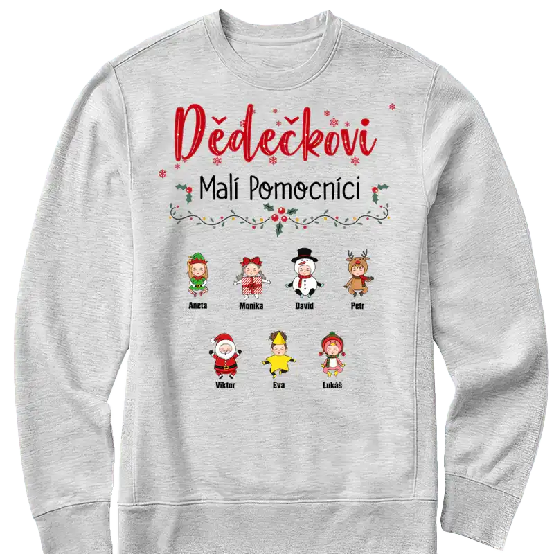 Mikina - Dědečkovi malí pomocníci - Až 10 dětí - Climo.cz