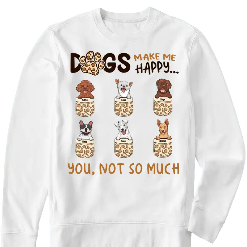 Mikina - Dogs make me happy. You, not so much - Až 6 psů - Climo.cz