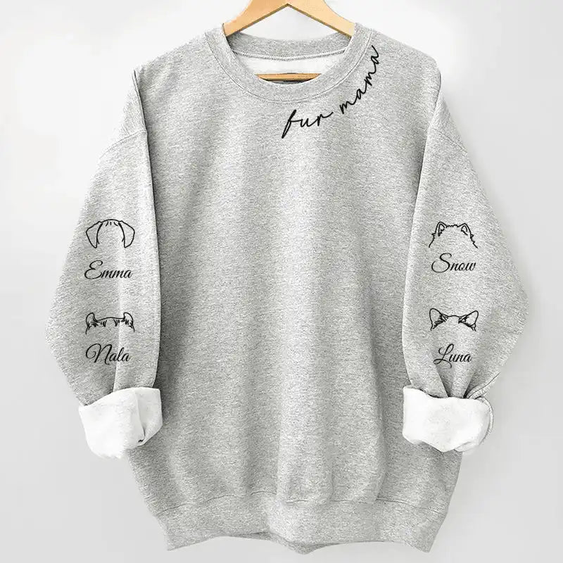 Mikina - Fur mama 2 - až 6 mazlíčků - Climo.cz
