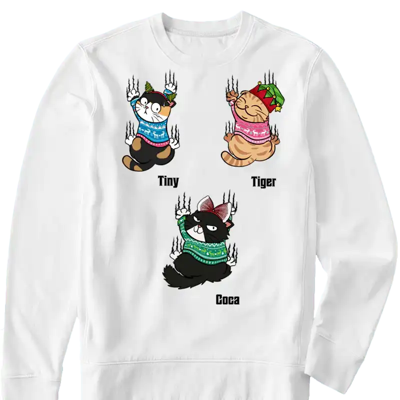 Mikina - Já a chlupatí mazlíčci 2 - až 8 kočky - Climo.cz