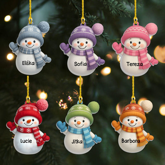 Personalizovaná akrylová ozdoba, vánoční dárek 111