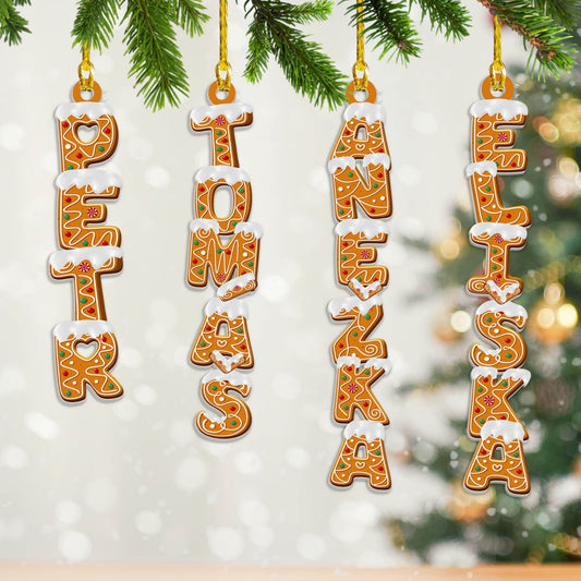 Personalizovaná akrylová ozdoba, vánoční dárek 99