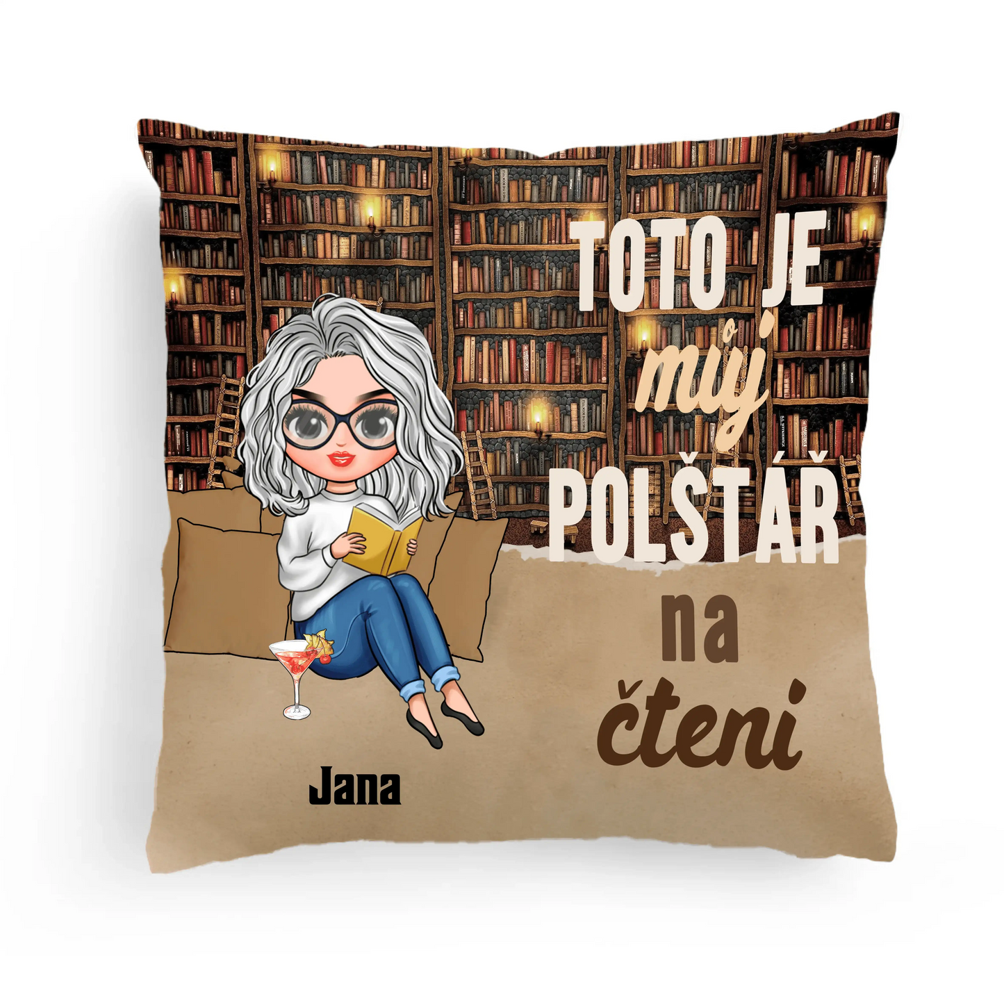 Polštář - Jen holka, která miluje knihy - Climo.cz