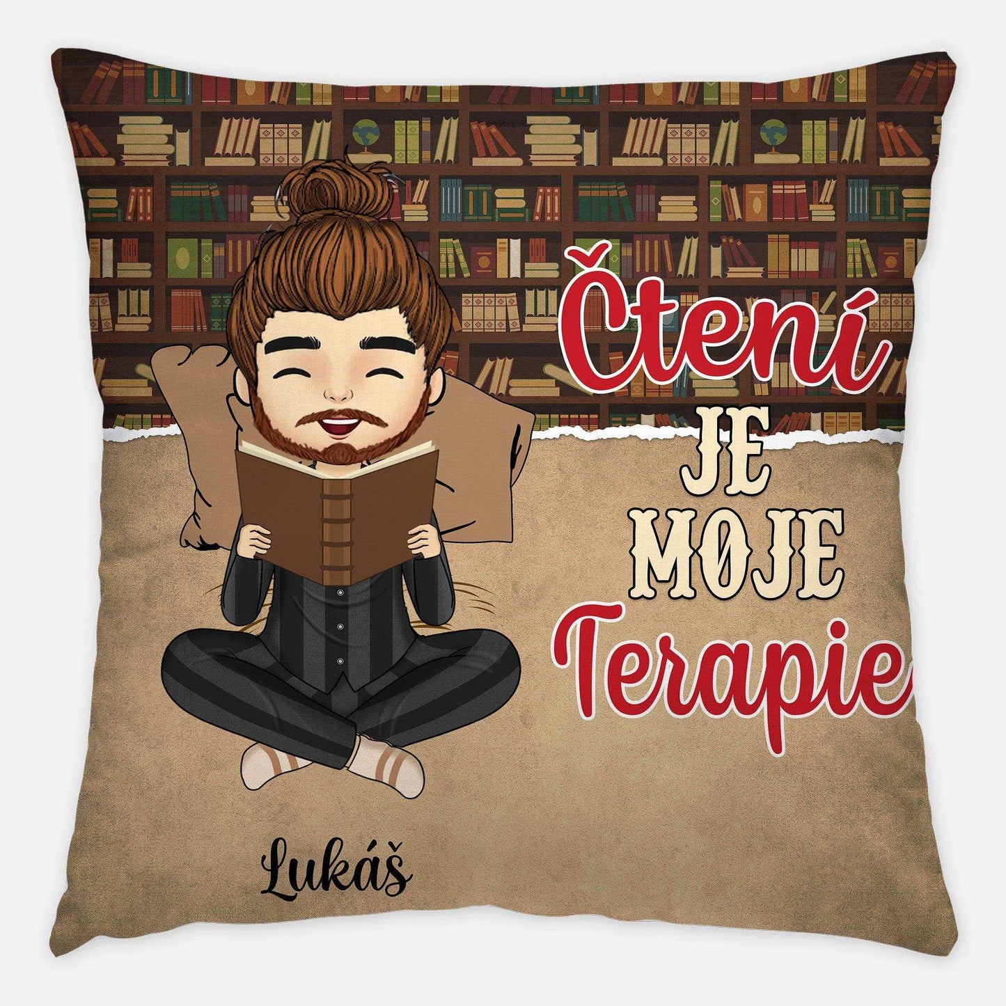 Polštář - Kluk, který miluje knihy - Climo.cz