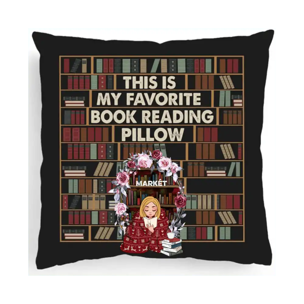 Polštář - Tohle je můj oblíbený polštář na čtení - Climo.cz