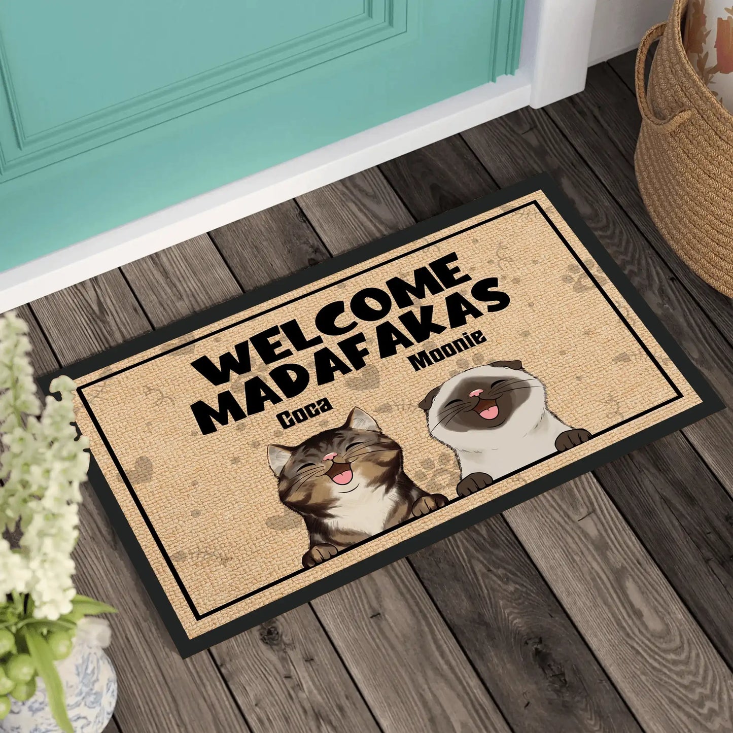 Rohožka - Welcome Madafakas - Až 6 mazlíčků - Climo.cz