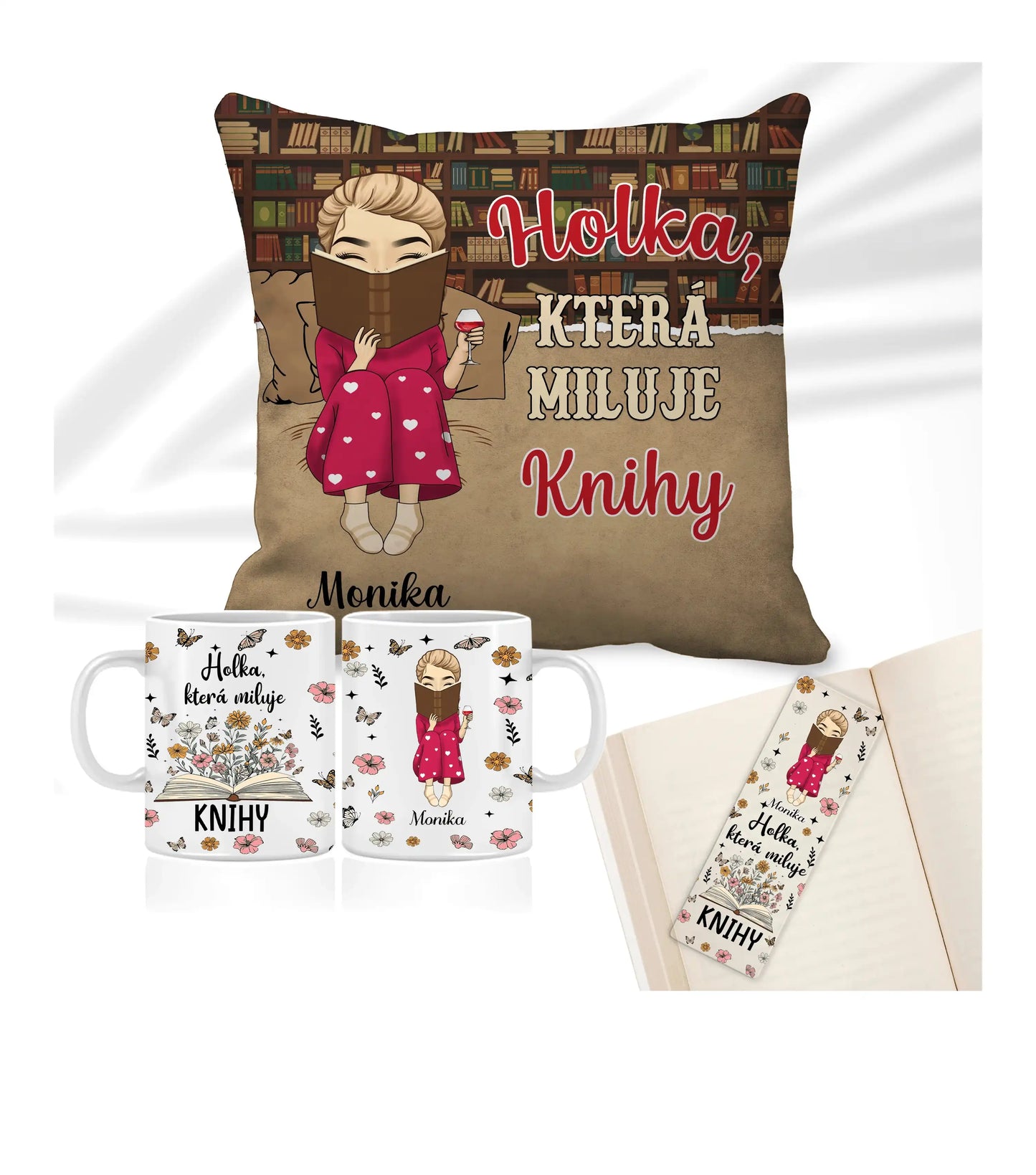 Sada - Holka, která miluje knihy - ver. 2 - Climo.cz
