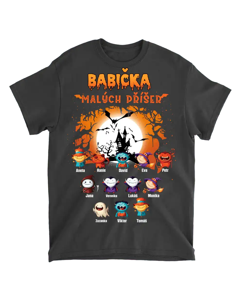 Tričko - Babička malých příšer 3 - až 15 dětí - Climo.cz