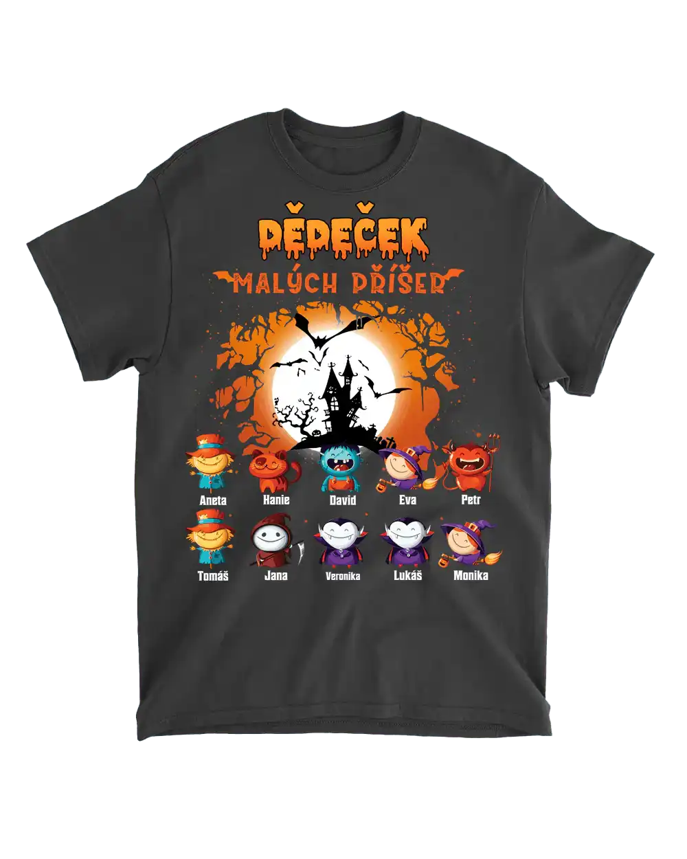 Tričko - Dědeček malých příšer - až 15 dětí - Climo.cz