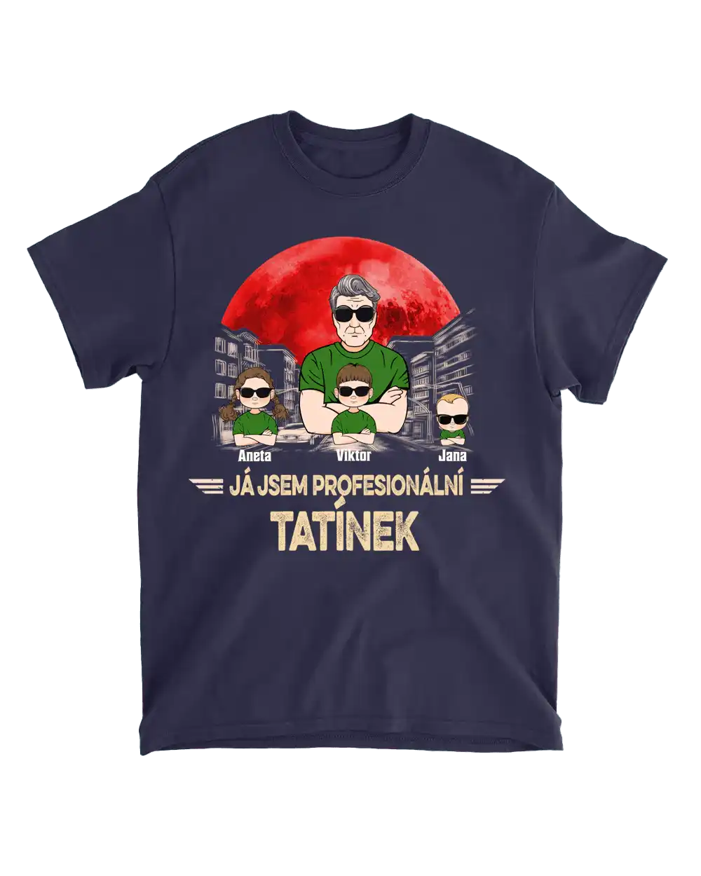 Tričko - Já jsem profesionální tatínek - až 6 dětí - Climo.cz