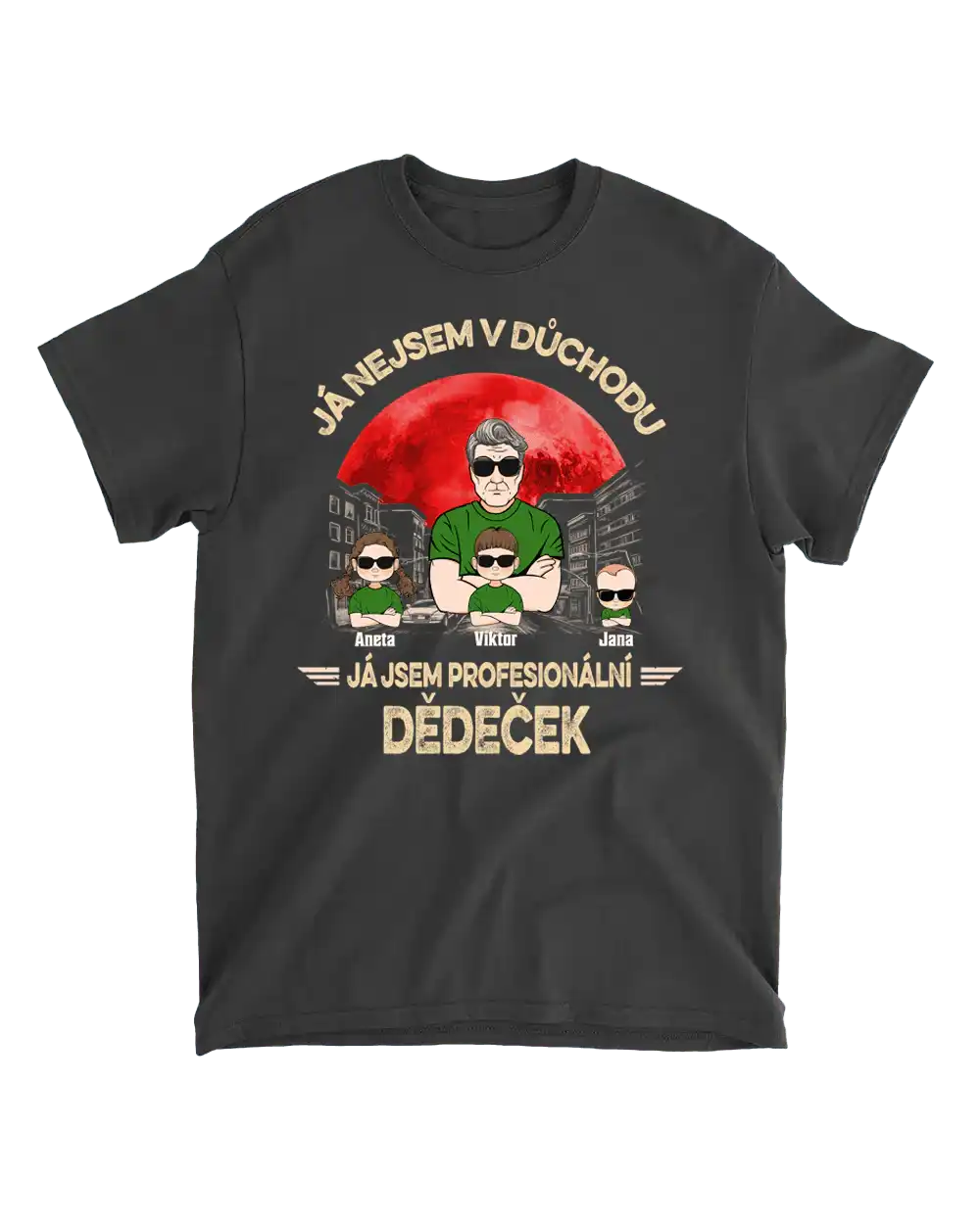 Tričko - Já nejsem v důchodu, já jsem profesionální dědeček - Climo.cz