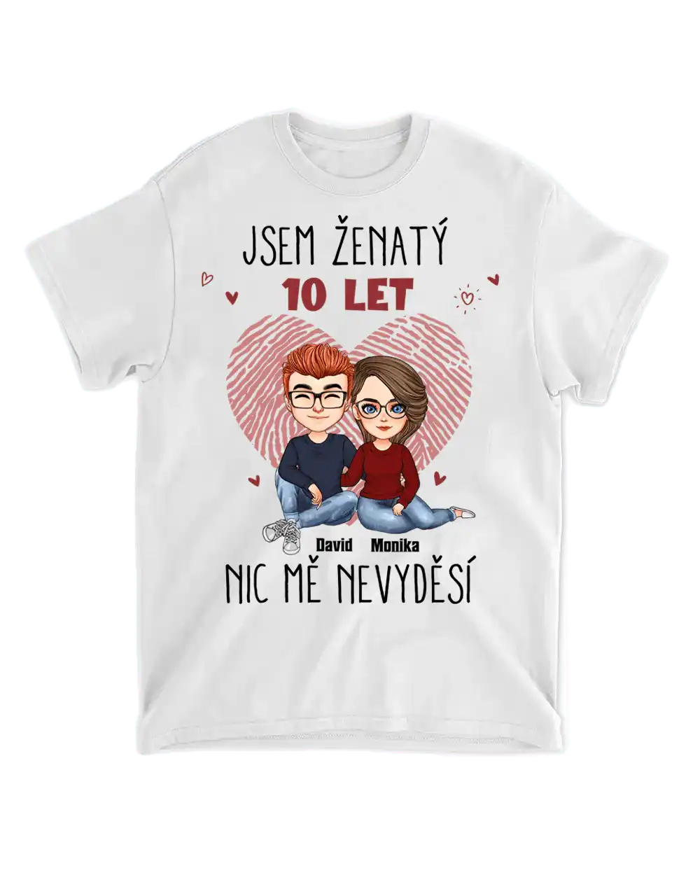 Tričko - Jsem vdaná 30 let Nic mě nevyděsí - Climo.cz