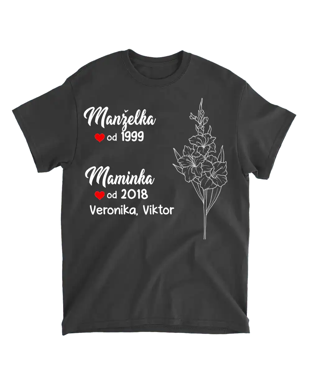 Tričko - Manželka Maminka Babička - Climo.cz