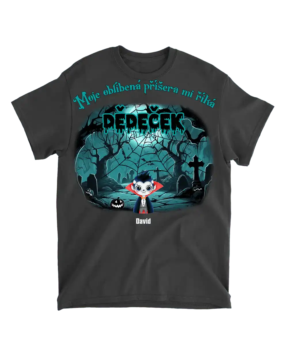 Tričko - Moje oblíbená příšera mi říká Dědeček 3 - Až 10 dětí - Climo.cz