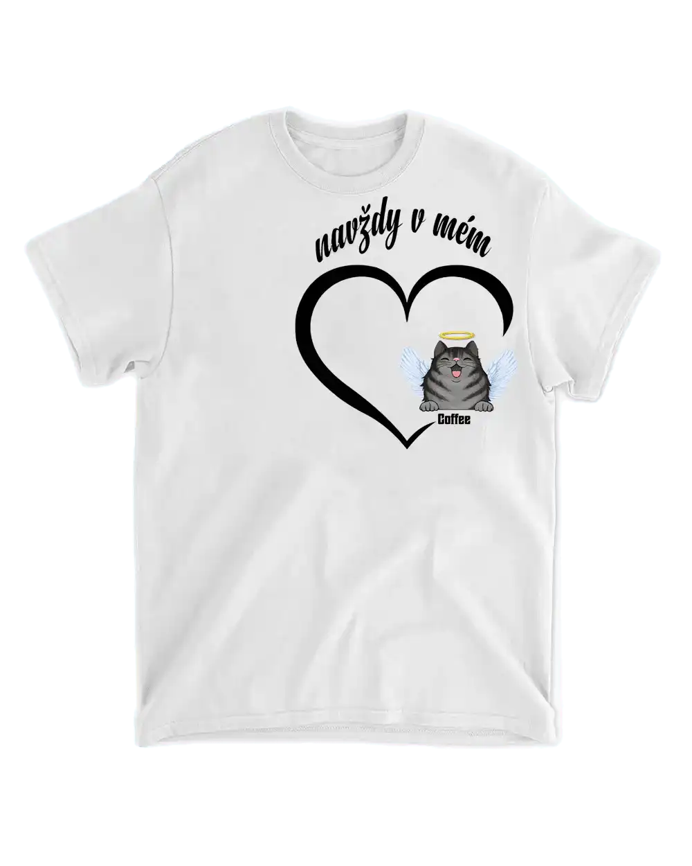 Tričko - Navždy v mém srdci - až 4 mazlíčků - Climo.cz