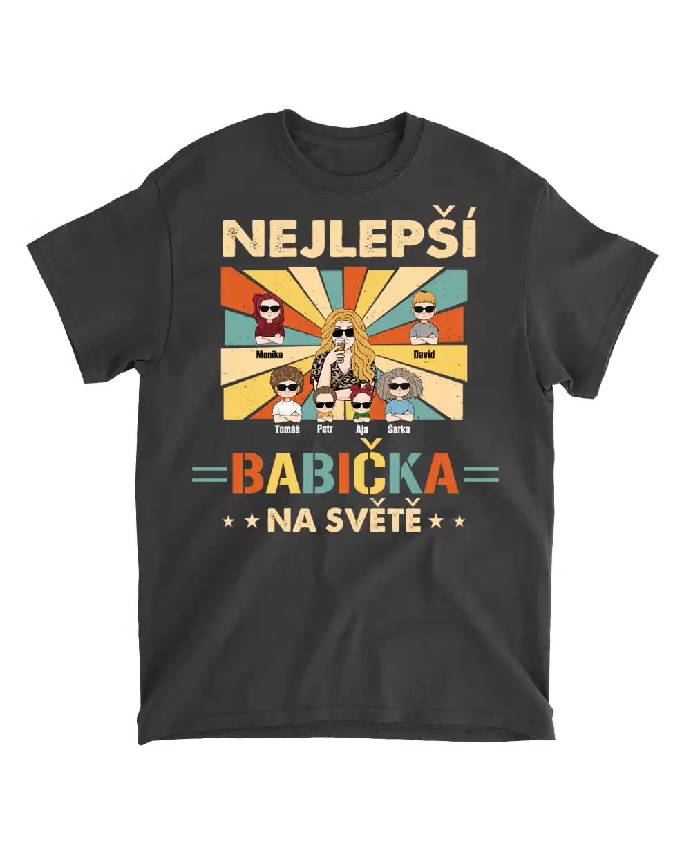 Tričko - Nejlepší Babička na světě 2 - až 7 dětí - Climo.cz