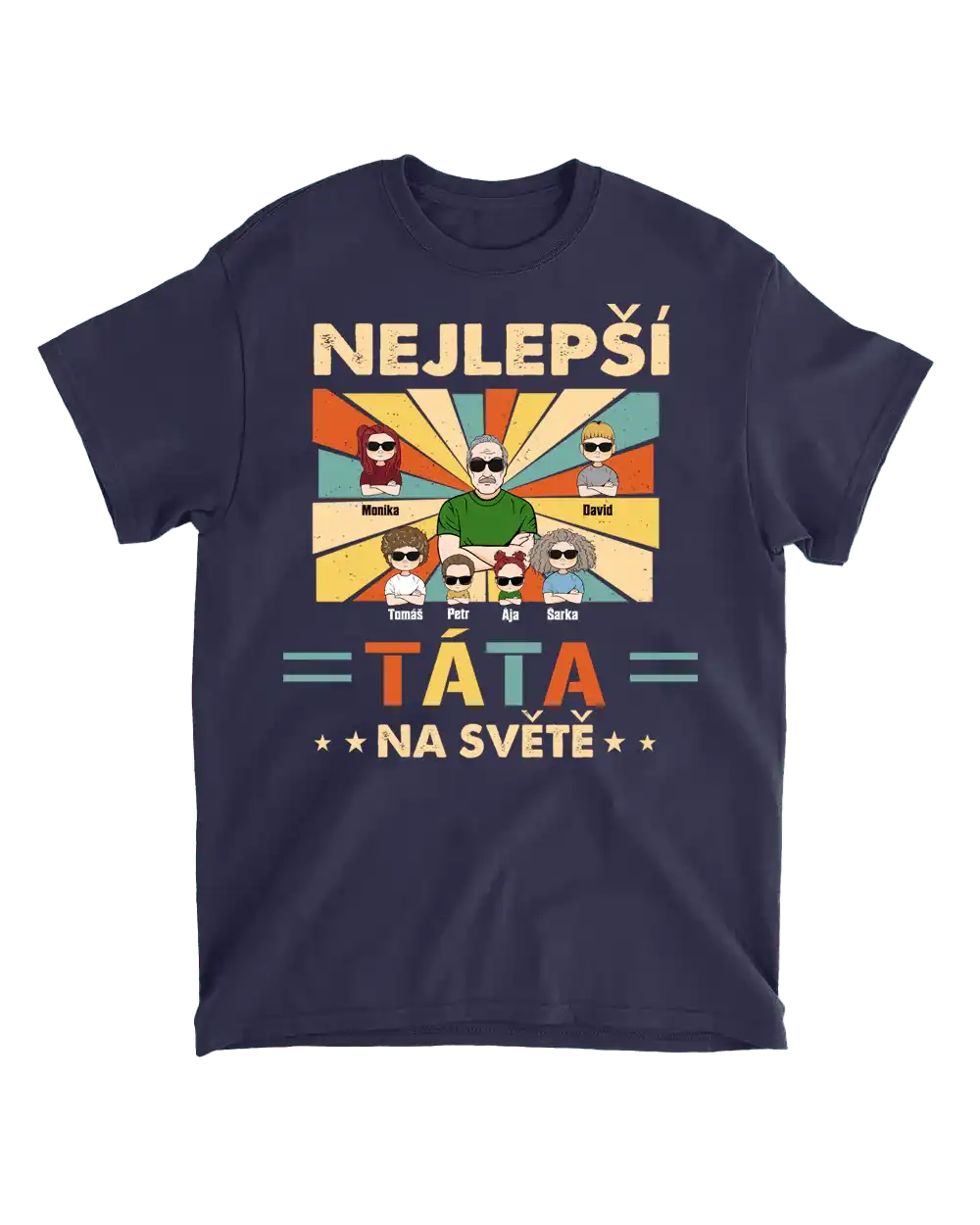 Tričko - Nejlepší táta na světě 2 - až 7 dětí - Climo.cz