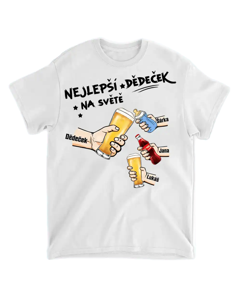 Tričko - Nejlepší táta na světě 4 - až 5 dětí - Climo.cz