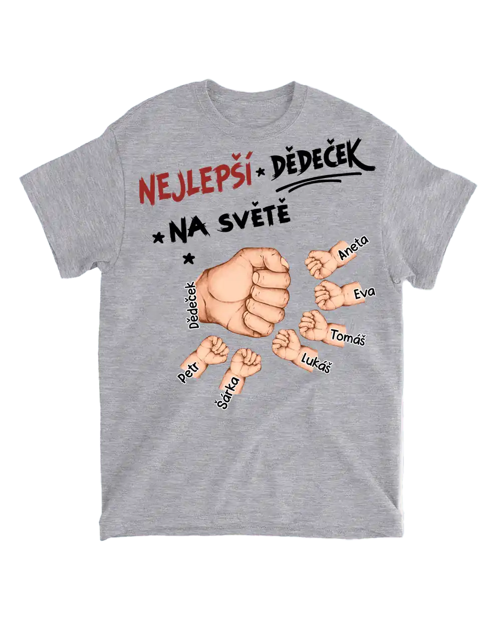 Tričko - Nejlepší táta na světě 8-až 8 dětí - Climo.cz