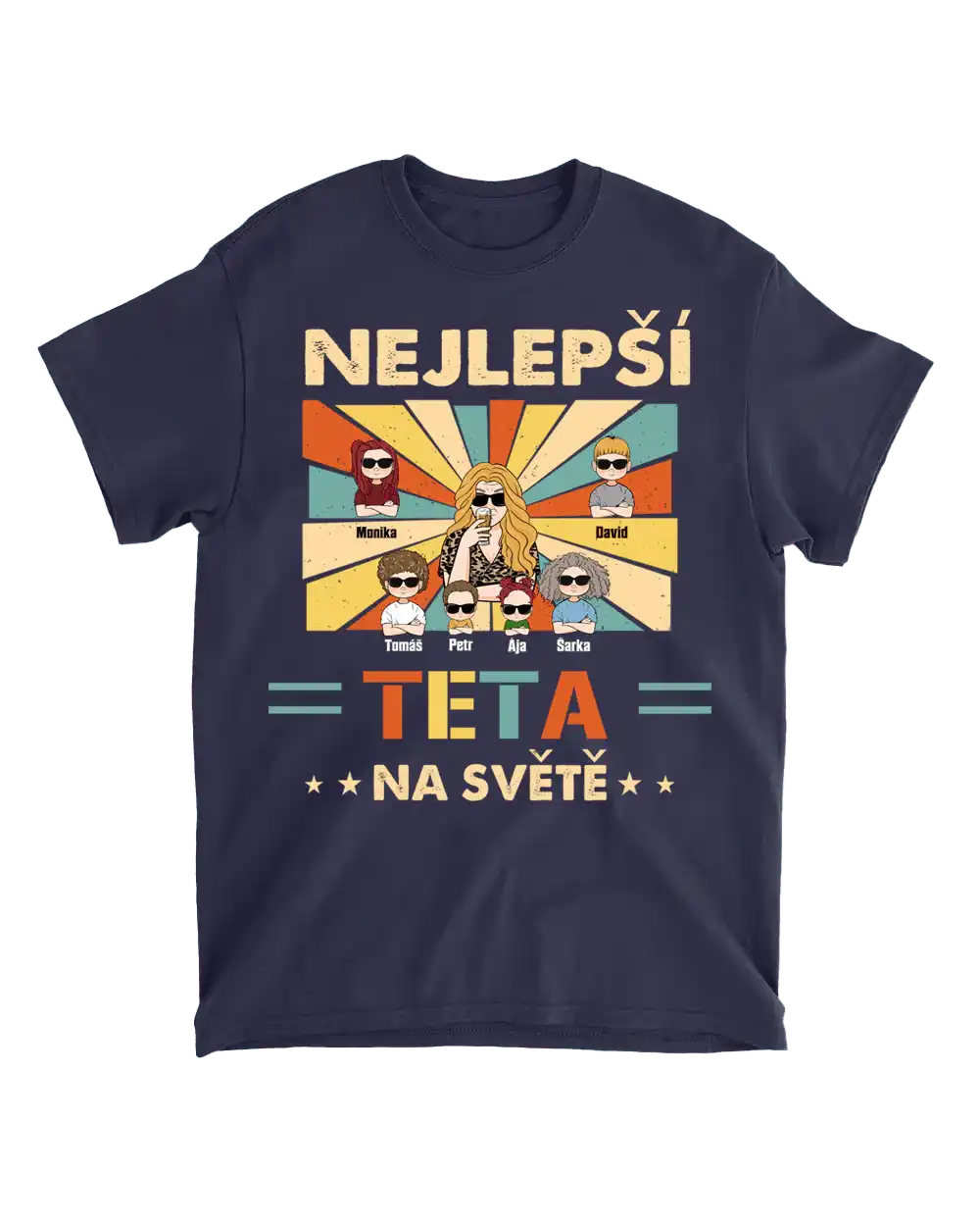 Tričko - Nejlepší Teta na světě 2 - až 7 dětí - Climo.cz