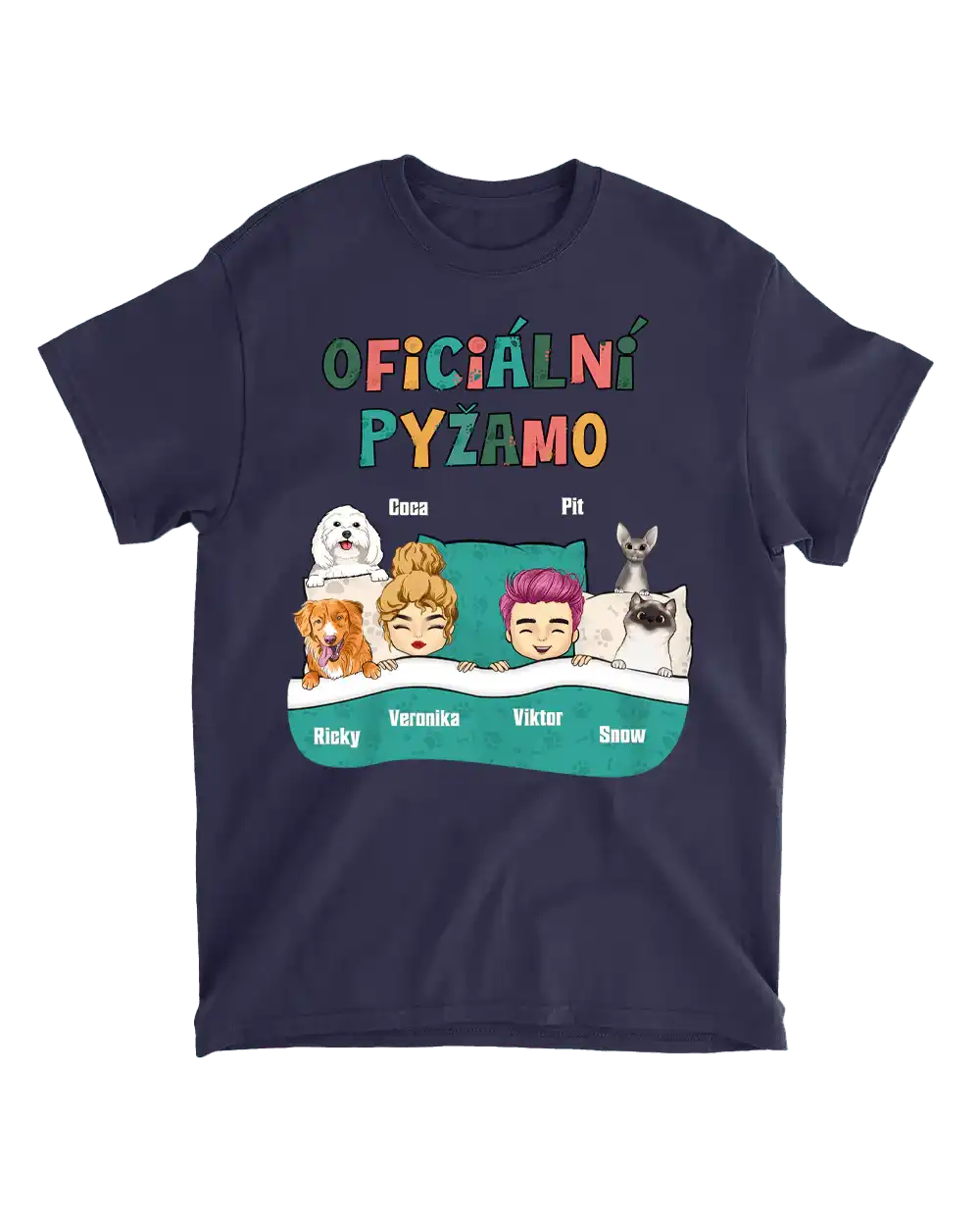 Tričko - Oficiální pyžamo 2 - až 4 mazlíčků - Climo.cz