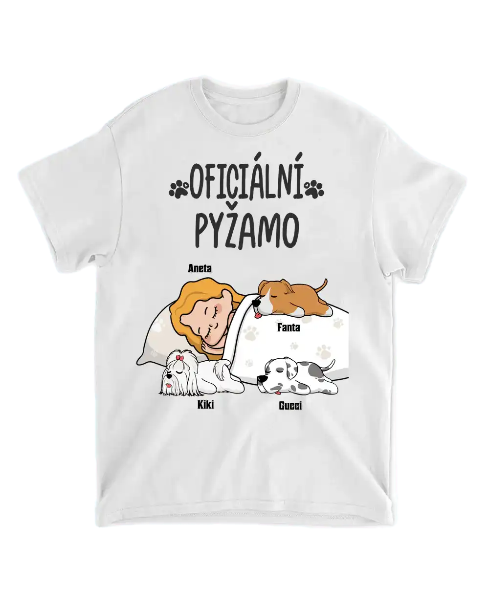 Tričko - Oficiální pyžamo 3 - až 6 psů - Climo.cz