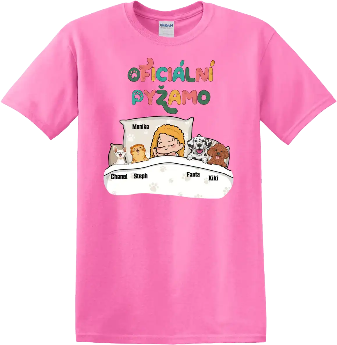 Tričko - Oficiální pyžamo 4 - až 6 mazlíčků - Climo.cz