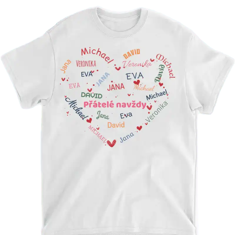 Tričko - Přátelé navždy - Až 10 lidí - Climo.cz