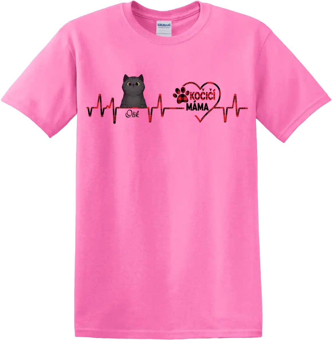 Tričko - Srdeční tep - Kočky - Climo.cz