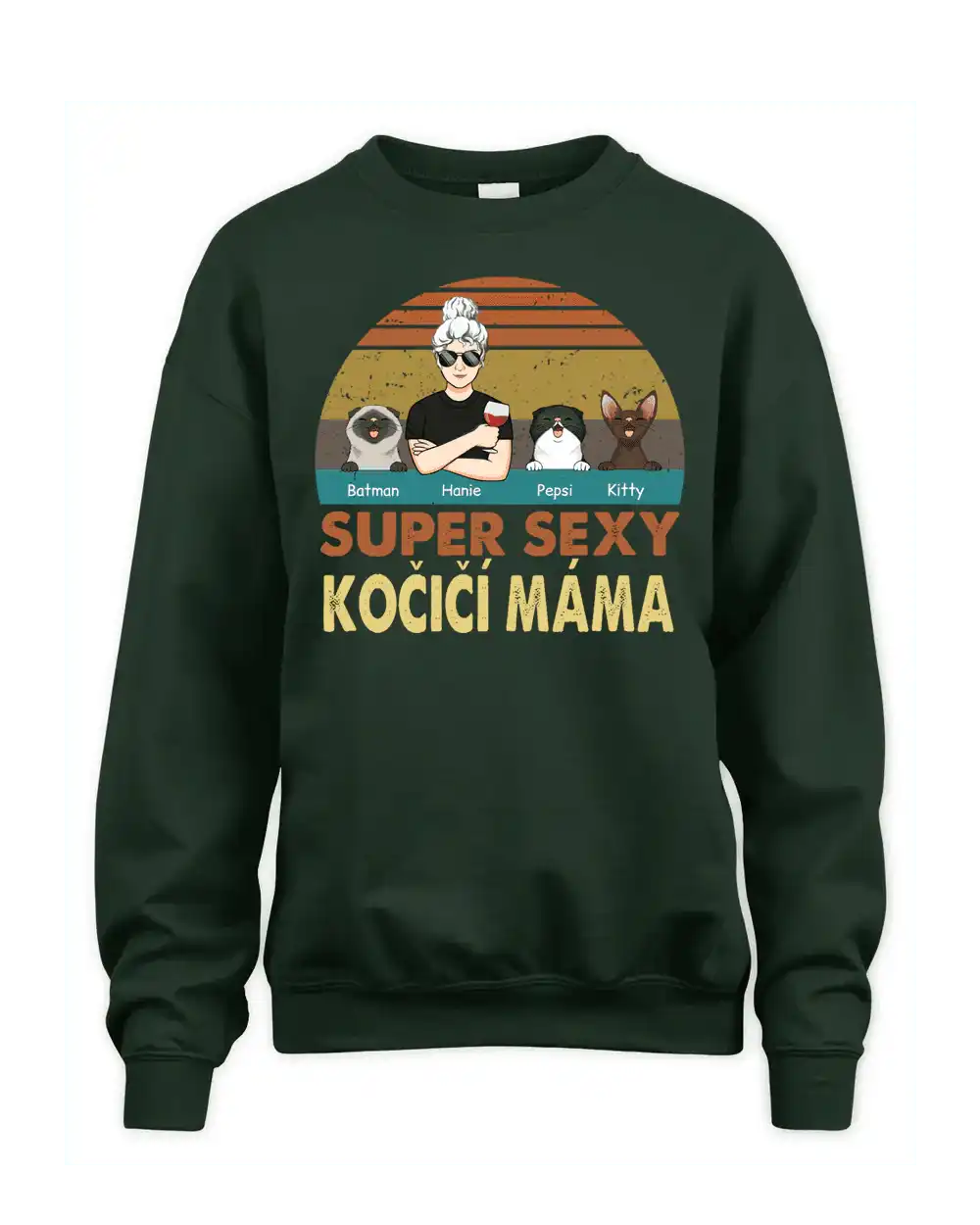 Tričko - Super sexy kočičí táta - až 4 kočky - Climo.cz