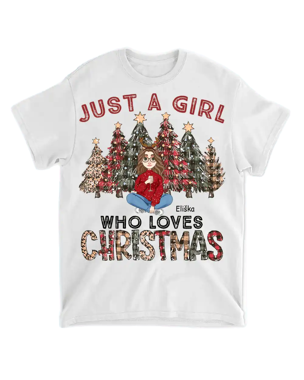 Tričko - Tahle holka miluje Vánoce - Climo.cz