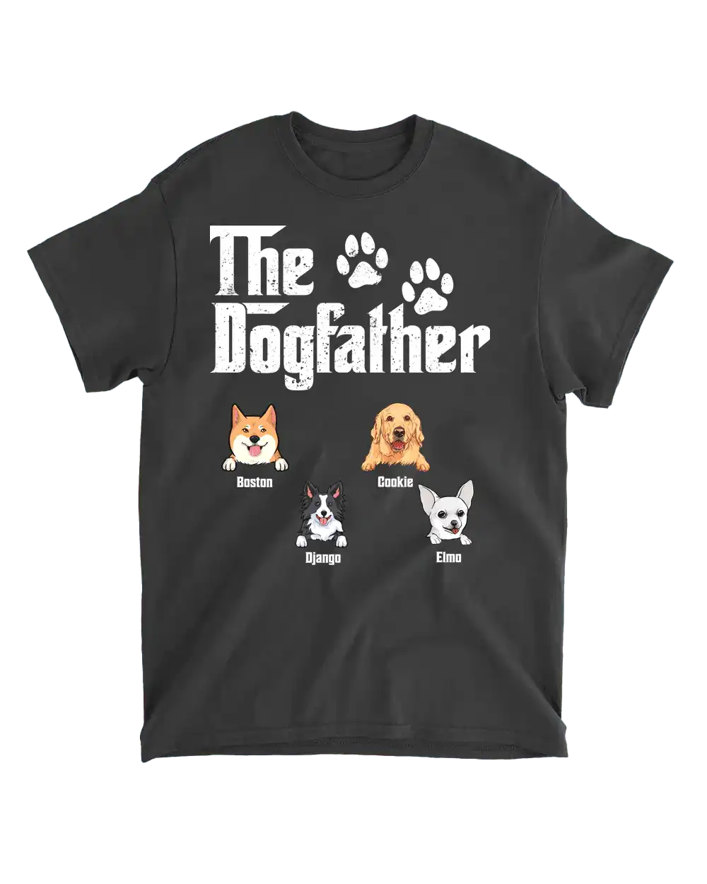 Tričko - The Dogfather 1 - až 6 psů - Climo.cz