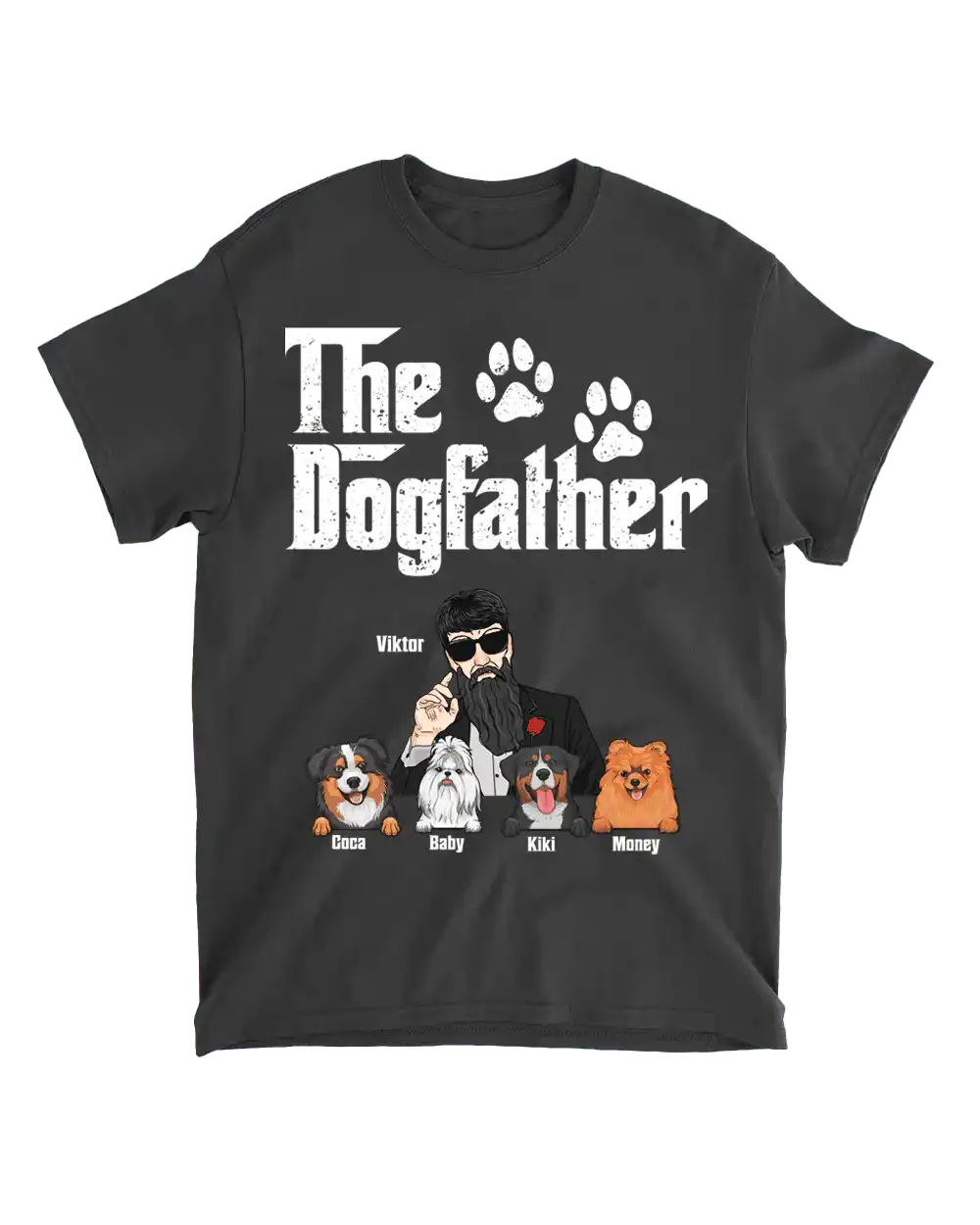 Tričko - The Dogfather 3 - až 6 psů - Climo.cz
