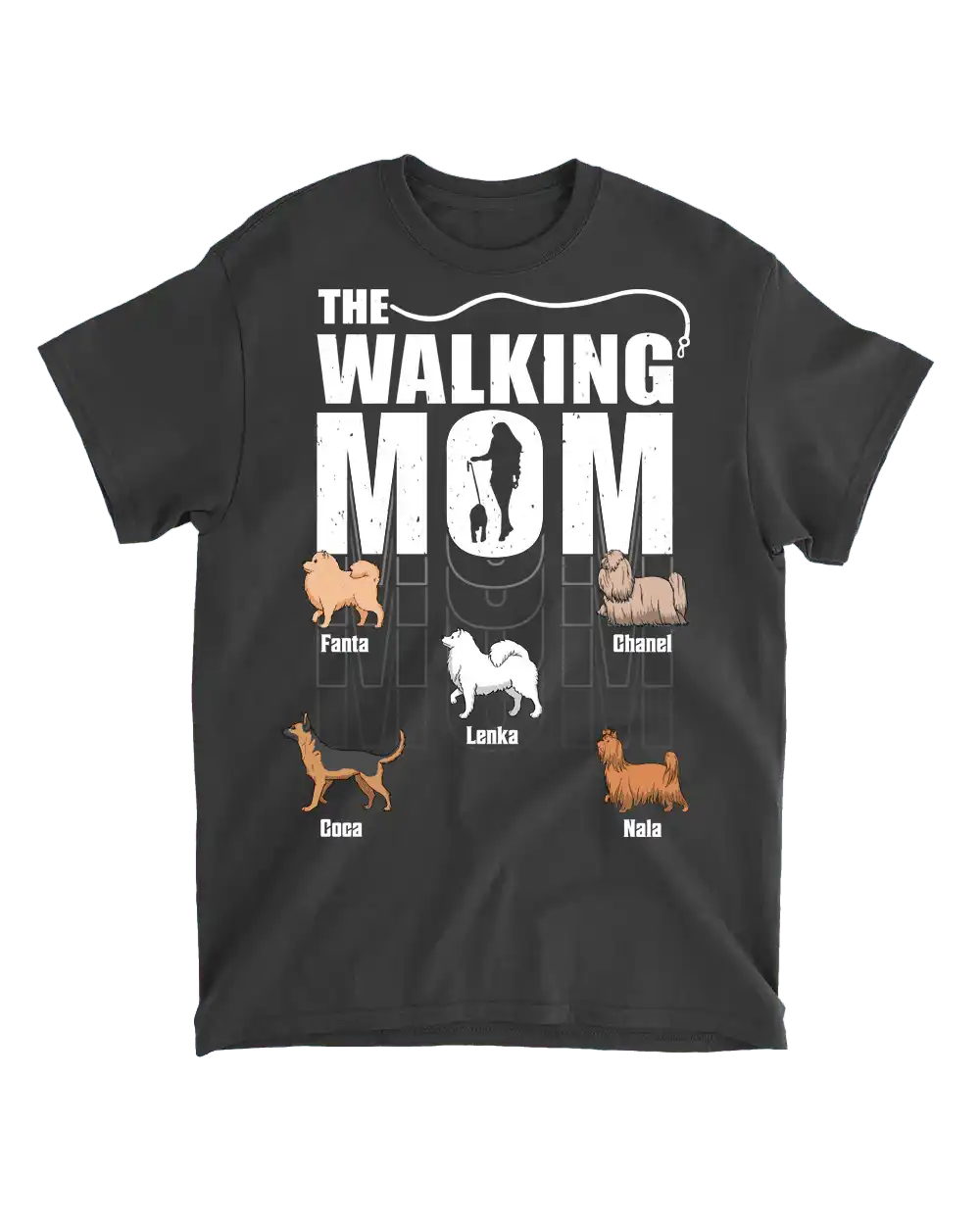 Tričko - The Walking Mom - až 6 psů - Climo.cz